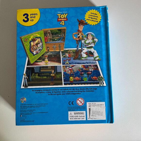 My Busy Books Disney Pixar Toy Story 4 With 10 Figures And Playmat - Picture 10 of 10